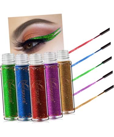 Healvian 3pcs Pearlescent Liquid Eyeliner Metallic Eyeliner Waterproof Eyeliner Glitter Liner for Eyes - Buy Online on GoSupps.com