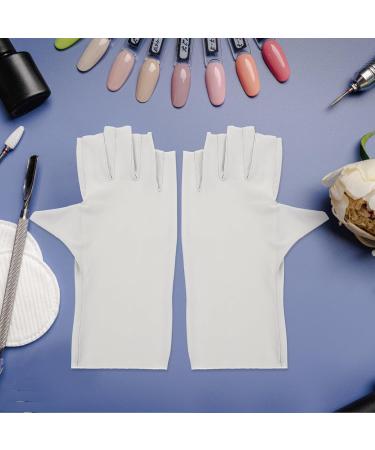 Beaupretty 2 Pairs Pink Gloves Protective Gloves for Manicure Uv Protection Gloves Nail Art Supplies Uv Nail Gloves Fingerless Gloves Sun Protection Gloves Nylon Summer Nail Supplies - Buy Online on GoSupps.com