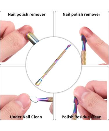 Nail Cuticle Nipper Rainbow Clipper Scissor Dead Skin Remover Manicure Nail Art Tool 1set - Buy Online on GoSupps.com