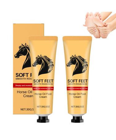 Hengxuan Horse Oil Repair Moisturizer for Dry and Cracked Heels with Natural Ingredients Nourishing Horse Oil Formula for Soft and Smooth Feet (2)