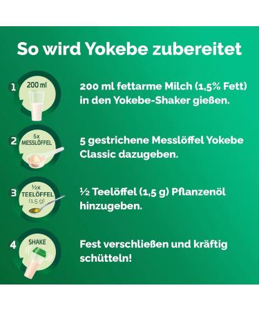 YOKEBE Classic Diethake - Gluten-Free Vegetarian Weight Loss Meal | 6x500g (12 Portions) - High-Quality Protein - Buy Online on GoSupps.com