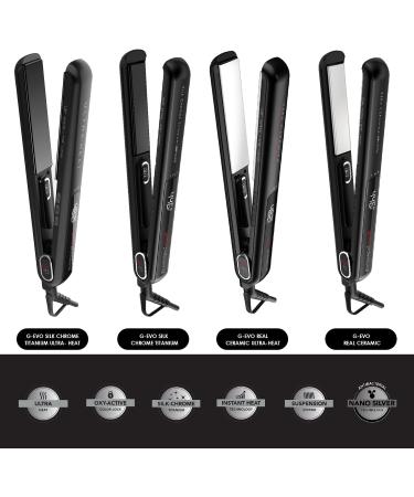 GAMA G-EVO Real Ceramic Flat Iron Straightener - 4/5 Inch | International Shipping Available - Buy Online on GoSupps.com