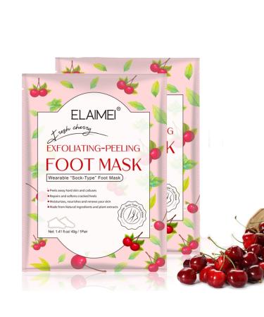 Premium foot mask for the removal of cornea 2 pairs to remove cornea sock foot peeling mask remover effectively with calls of dead and dry skin moisturizing socks