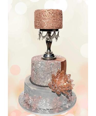 Crystal Candy Edible Flakes 6g - Food-Grade Rose Gold Foil for Cakes, Desserts & Candies | Sequin Effect, Intense Color & Shine - Buy Online on GoSupps.com
