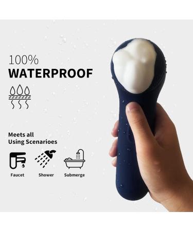 N graCoola 3.0 Waterproof Facial Cleansing Brush - Rechargeable Electric Face Scrubber for Men & Women with 3 Brushes & 2 Action Modes - Black - Buy Online on GoSupps.com
