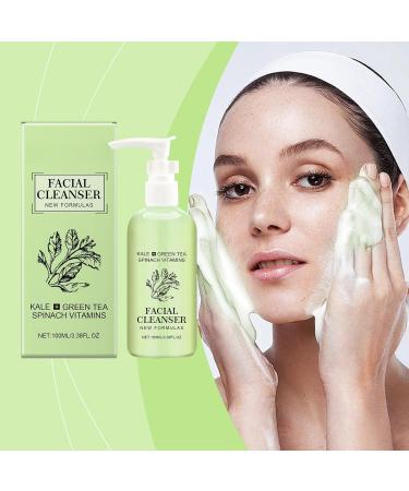 WUQIAF Green Cabbage and Green Tea Spinach Vitamin Cleanser 2025 Green Tea Facial Cleanser Gentle Cleanser for Women Green Cabbage and Green Tea Facial Cleanser - Buy Online on GoSupps.com