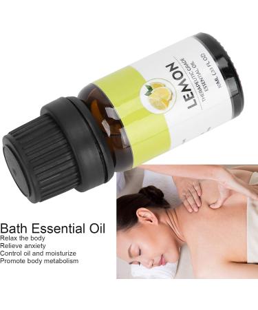 Natural Aromatherapy Massage Oil - Relaxation & Soothing Body Wellness - 10ml x 2 Bottles (Lemon) - Buy Online on GoSupps.com