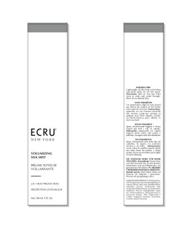 ECRU New York Volume & Texture Hair Transformation Kit | Volumizing Silk Mist 5 oz. + Dry Texture Spray 2 oz. Set of Two for Weightless Shine & Texture - Buy Online on GoSupps.com