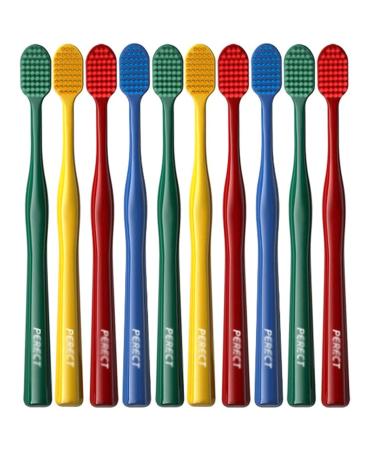 WXPJMDFC toothbrushes Ultraicidal toothbrush for adults/pregnancy/juniors manual spinbrush toothbrush pack with 10 travel toothbrushes body care