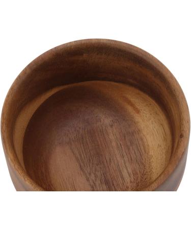 Garosa Wooden Shaving Brush Bowl - Premium Shaving Soap & Cream Bowl for Men | Ideal for Home & Barber Shop Use - Buy Online on GoSupps.com