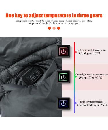 Buy Multifunctional USB Heating Ceiling Blanket - Portable & Versatile Heating Vest for Home Office Camping 3 Temperature Levels - Buy Online on GoSupps.com