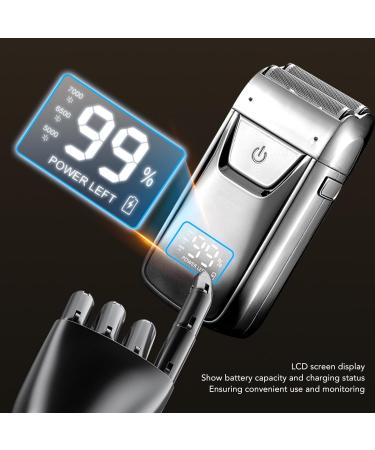 Double Foil Hair Clipper 600mAh Battery Electric Foil Hair Clipper Fast Cutting Perfect Fit for Men Daily Use - Buy Online on GoSupps.com
