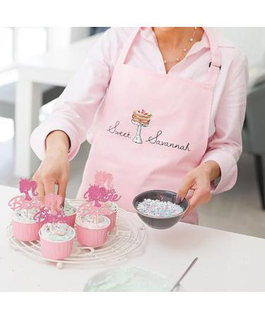 24 Pack Princess Cupcake Toppers Glitter Girl Princess Cupcake Picks for Baby Shower Bridal Shower Wedding Birthday Anniversary Theme Party Cake Decorations multi 8 - Buy Online on GoSupps.com