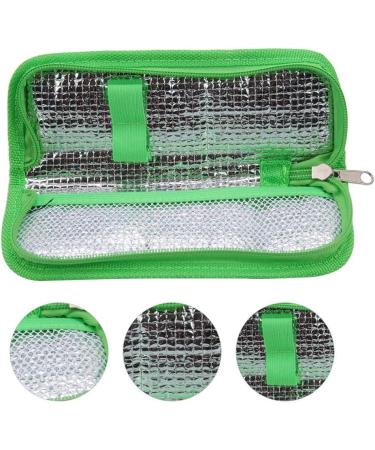 Portable Insulin Travel Case - Green Diabetic Cooler Bag for Medical Supplies - Buy Online on GoSupps.com