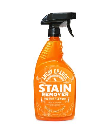 Angry Orange Odor Eliminator & Pet Stain Remover - Carpet Cleaner for Pets, Citrus Scented Dog Urine Deodorizing Spray and Enzyme Cleaner for Home Use Citrus Scent 32oz