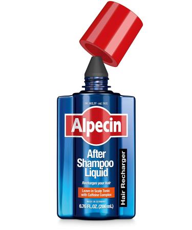 Alpecin After Shampoo Caffeine Liquid 3-Pack for Men's Thinning Hair Growth - Sulfate-Free with Castor Oil 6.76 Fl Oz (Pack of 3) - Buy Online on GoSupps.com