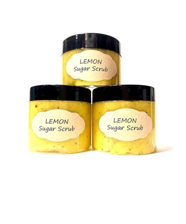 Lemon Sugar Scrub 6 oz - Exfoliating & Moisturizing | Buy Internationally - Buy Online on GoSupps.com