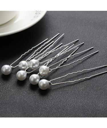SIOPPKI Wedding Hair Pins - 30pcs U Shape Diamond Hair Accessories for Weddings Evenings Birthdays & Daily Use - Buy Online on GoSupps.com