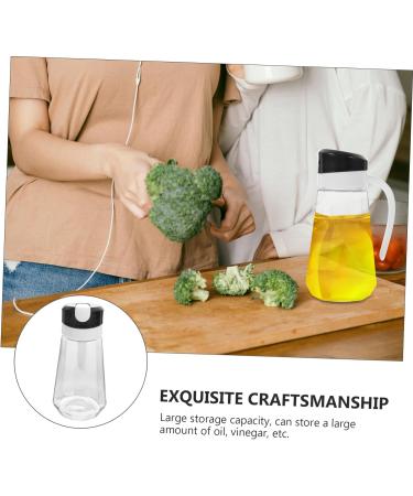 Zerodeko Large Capacity Oil Pot Oil Holder 1pc Oil Can Plastic Vinegar Glass Creative Oil Bottle Vinegar Bottle - Buy Online on GoSupps.com