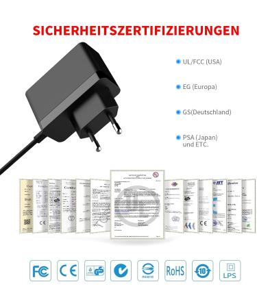 Merom 6V 2A Charging Cable Power Supply for Philips Avent Babyphone SCD505 SCD501 SCD560 - Compatible Charger with 3 Tips for Parents & Baby Units - Buy Online on GoSupps.com