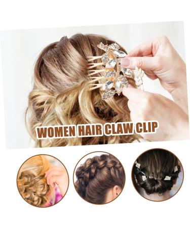 Ipetboom Bride Rhinestone Hair Comb swan for wedding wedding eyebrow brush mini rhinestone hair comb for women accessories small bangs comb bride decorate hair Small and fresh hair comb - Buy Online on GoSupps.com