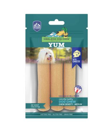 Himalayan Pet Supply Himalayan Dog Chew Yum Medium Cheese 4.5 oz (127.5 g)