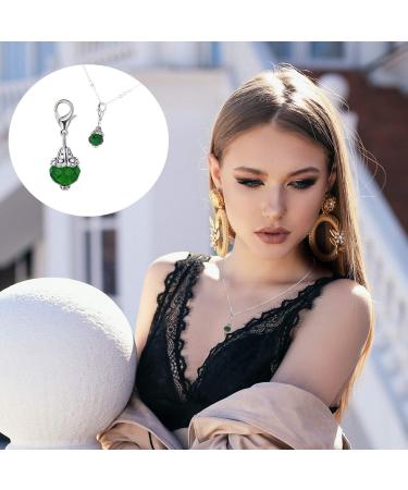 40pcs Crystal Dangle Charms Glass Drop Beads Handmade Pendants for Jewelry Making - Assorted Colors - Buy Online on GoSupps.com