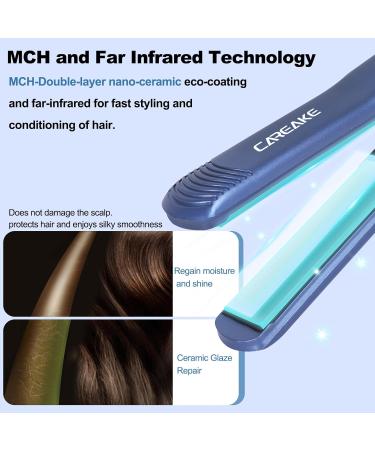 Pro Vibrating Hair Straightener - Frizz-Free Ceramic Flat Iron with Far Infrared Heat 10-Speed Adjustable Temperature Dual Voltage - Perfect for Damaged Hair - Buy Online on GoSupps.com