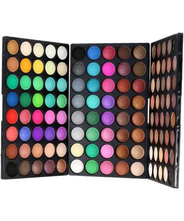 Jojomis Shimmer & Matte Eyeshadows Eye Shadow Makeup Palette Multicolor Eyes Cosmetic Powder Long Lasting 120 Colors - Buy Online on GoSupps.com