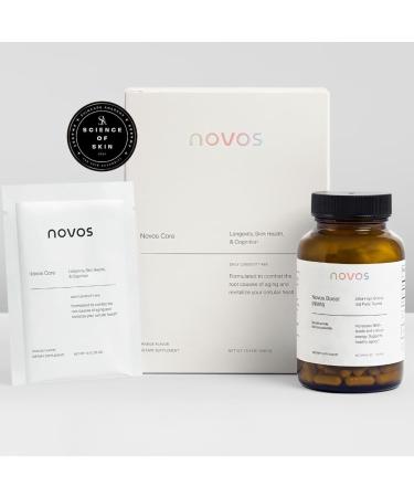 Novos Boost NMN - Contains 250 mg of High-Purity NMN, 60 Capsules, Supports Cellular Repair and DNA Protection, Boosts NAD+ - Buy Online on GoSupps.com