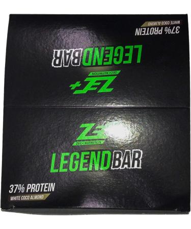 ZEC+ Nutrition Legend Protein Bar - Coconut Almond Flavor 12 Bars (840g) 37% Protein & Amino Acids - Buy Now! - Buy Online on GoSupps.com