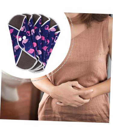 Exceart Reusable Menstrual Mats | Breathable Bandage Insert Pads for Women | Eco-Friendly Menstrual-Mama Towels - Violet Coal Fiber - Buy Online on GoSupps.com