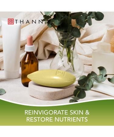 Thann Oriental Essence Body Soap Bar - Gentle Exfoliation with Rice Grains Moisturizing Rice Bran & Camellia Oils Uplifting Kaffir Lime & Lemongrass - 3.4 fl oz | International Shipping Available - Buy Online on GoSupps.com