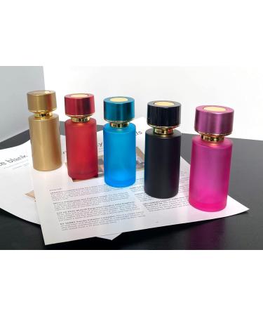 Z nitude Glassworks 50ml Empty Glass Perfume Bottle Matt Effect Le Luxe Black Golden - Buy Online on GoSupps.com