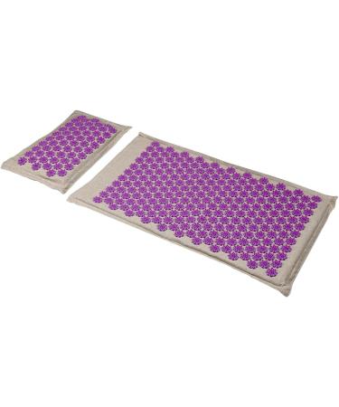 Buy Dunlap Massage Cushion - Natural Coconut Palm Acupressure Yoga Mat & Spike Pillow - International Shipping Available - Buy Online on GoSupps.com