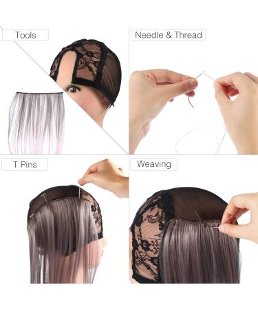 70-Piece Wig Making Pins & Needles Set with Thread for Wig Making, Blocking, Knitting & Crafts - Buy Online on GoSupps.com