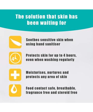 Derma Shield Barrier Cream 50ml Mousse - The Ultimate Waterproof Skin Shield for Hands Body Face - Clinically Proven Protection and Relief for Contact Dermatitis Dry Skin - Buy Online on GoSupps.com
