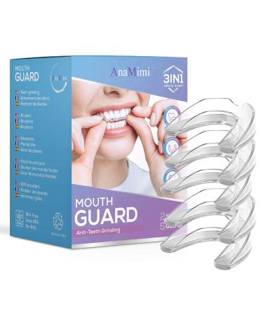 Protect Your Smile while sleeping Mouth Guard for grinding teeth night comfort guaranteed relieve your bruxism with our dental protector.This Night guard for teeth will also protect you during your travels with its case
