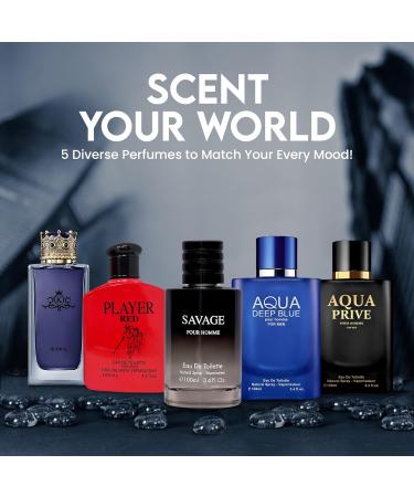 Men Cologne Surprised Multiple Amazing Scent Perfume for Men Natural Spray Eau De Toilette Long Lasting Fragrance 50/100ML Each for All Accassion Daily Used Surprised 3.4 Fl Oz (Pack of 1) - Buy Online on GoSupps.com