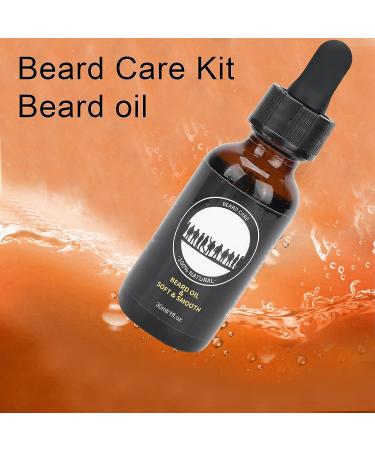 Deluxe Beard Care Set for Men | Enhance Growth with Beard Cream Brush Scissors & More - Buy Online on GoSupps.com