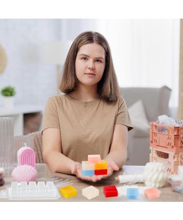 Bulk Wax Forms for Melting - 100 Candle Glasses with 5 Hollows | Perfect for Wickless Cake Candles & Homemade Wax Production - Buy Online on GoSupps.com