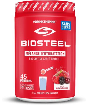 BioSteel Hydration Mix Great Tasting Hydration with Zero Sugar & Hydration Mix Great Tasting Hydration with Zero Sugar and No Artificial Flavours or Preservatives 315 g (Pack of 1) Hydration Mix+Hydration Mix Peach Mango - Buy Online on GoSupps.com
