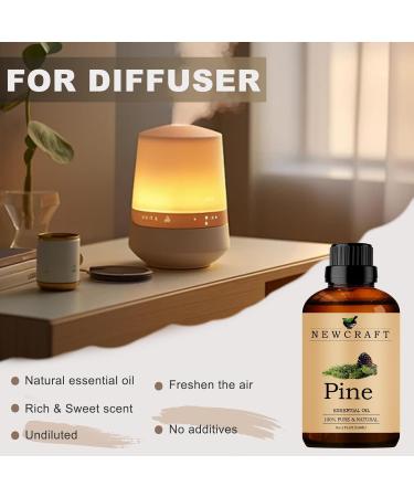 Organic Pine Essential Oil 120ML - 100% Pure Natural Aromatherapy Oil with Dropper for Diffuser - 4 Fl Oz - Buy Online on GoSupps.com