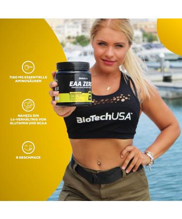 BiotechUSA EAA Zero - Essential Amino Acids 7160mg/Serving Sugar-Free & Gluten-Free 350g Blue Grape Flavor - International Shipping Available - Buy Online on GoSupps.com