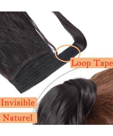 20 Curly Wrap Around Ponytail Hair Extension | Synthetic Magic Yaki Ponytail Natural Black - Buy Online on GoSupps.com