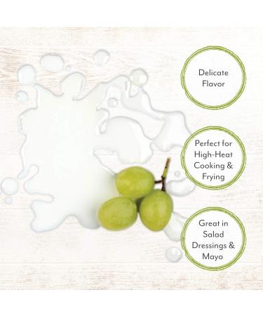 Roland Foods Pure Grapeseed Oil 16.9 Fl Oz Can (Pack of 3) - Specialty Imported Food - Buy Online on GoSupps.com