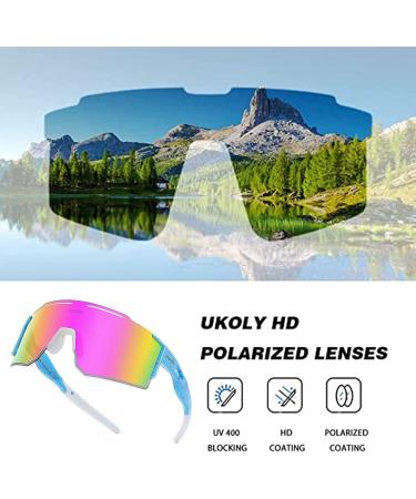 TOTOSALL Anti-UV Sports Polarized Vipers Sunglasses for Men and Women - Ideal for Driving, Running, Hiking, Cycling - Buy Online on GoSupps.com