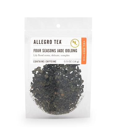 Allegro Tea, Four Seasons Jade Oolong, Loose Leaf Tea, 0.5 oz