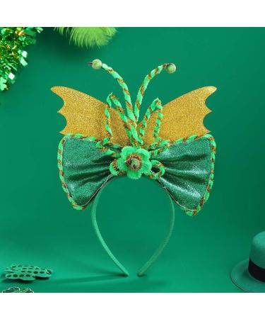 IYOU Bow Light Up Headband Green St Patrick's Day Led Hair Bands Mermaid Themed Party Costume Hair Accessories for Women - Buy Online on GoSupps.com
