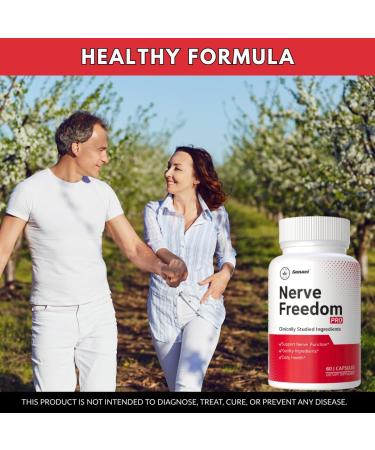 Nerve Freedom Pro | Nerve Healthy Support Advanced Formula | Capsules for Women & Men - 120 Capsules - Buy Online on GoSupps.com